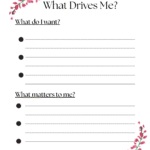 What Drives Me Template